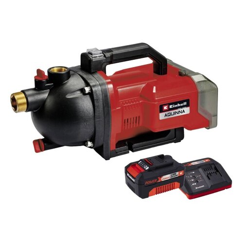 Pompa do wody EINHELL Aquinna 4180400 akumulatorowa + Akumulator EINHELL PXC 4512042 4Ah 18V + Ładowarka