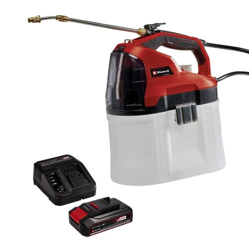Opryskiwacz ciśnieniowy EINHELL GE-WS 18/75 Li akumulatorowy + Akumulator EINHELL 4512097 2.5 Ah 18V + Ładowarka