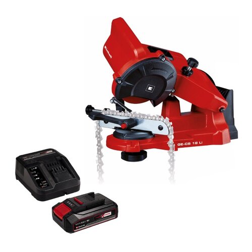 Ostrzałka do łańcuchów EINHELL GE-CS 18 Li Solo + Akumulator EINHELL 4512097 2.5 Ah 18V + Ładowarka