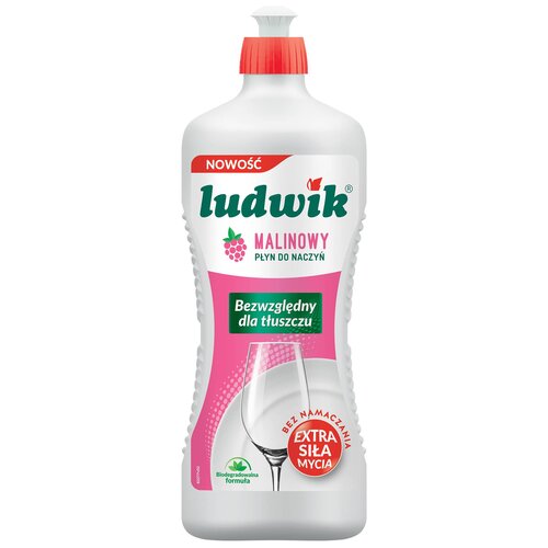 Płyn do mycia naczyń LUDWIK Malinowy 900 g