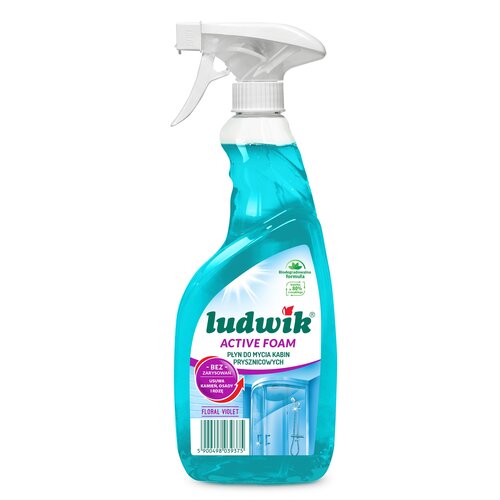 Płyn do mycia kabin prysznicowych LUDWIK Floral Violet 600 ml