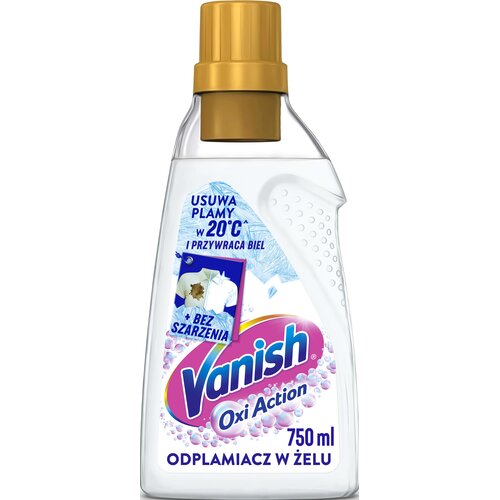 Odplamiacz do prania VANISH Oxi Action Biały 750 ml