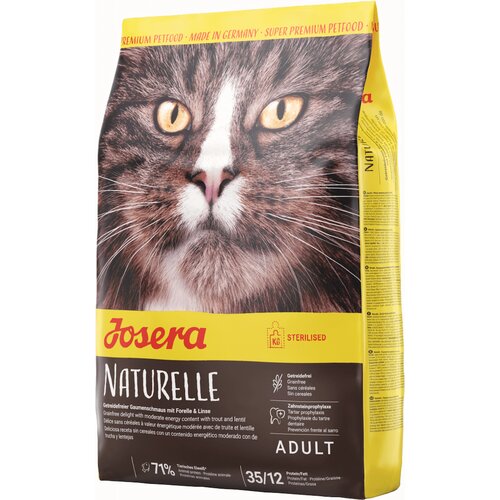 Karma dla kota JOSERA Naturelle Soczewica z pstrągiem 400 g