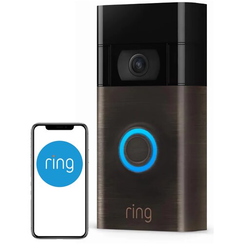 Wideodomofon RING Video Doorbell 2 8VR1SZ-VEN0 Brązowy