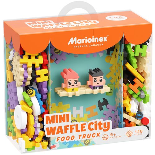 Klocki plastikowe MARIOINEX Mini Waffle Food Truck 904244