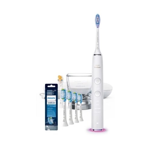 Szczoteczka soniczna PHILIPS Sonicare DiamondClean 9000 HX9917/88 + Końcówka szczoteczki PHILIPS Sonicare HX9044/17 (4 sztuki)