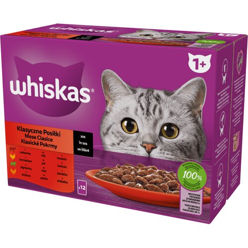 Karma dla kota WHISKAS Mix Smaków (12 x 85 g)