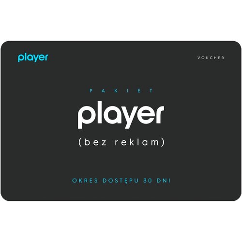 Kod podarunkowy PLAYER (bez reklam) 30 dni