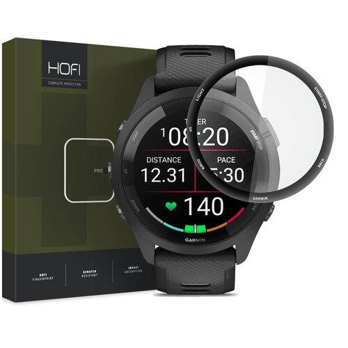 HOFI Hybrid Pro do Garmin Forerunner 265S Czarny Szk o hybrydowe