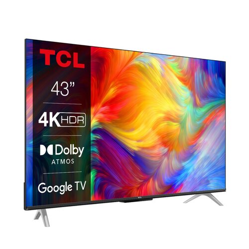 Telewizor TCL 43P638 43" LED 4K Google TV Dolby Vision Dolby Atmos HDMI 2.1