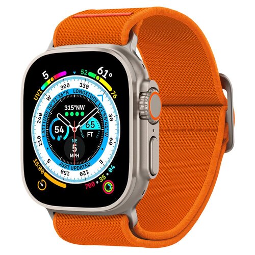 Pasek SPIGEN Fit Lite Ultra do Apple Watch 3/4/5/6/7/8/9/SE/Ultra (42/44/45/49mm) Pomarańczowy