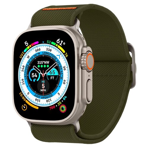 Pasek SPIGEN Fit Lite Ultra do Apple Watch 6/7/8/9/10/SE/Ultra 1/2 (44/45/46/49mm) Khaki