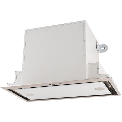 Okap AKPO WK-10 Neva Glass 60 Inox/białe szkło 555m3/h 67dB klasa C