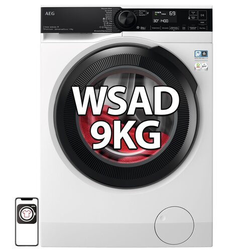 Pralka AEG LFR73944OP ProSteam 7000 9kg 1400obr A UniversalDose MyAEG WoolmarkBlue