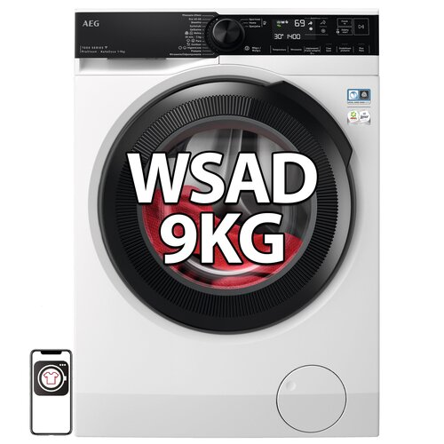 Pralka AEG LFR73944QP ProSteam7000 9kg 1400obr A PreciseWash MyAEG Autodozowanie