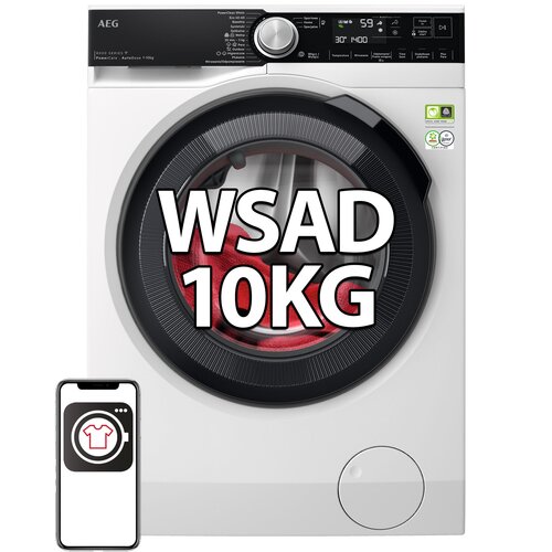 Pralka AEG LFR85166QP PowerCare 8000 10kg 1400obr A Autodozowanie MyAEG WoolmarkGreen