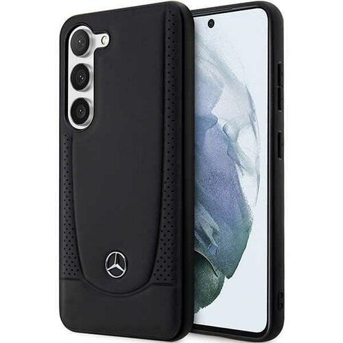 Etui MERCEDES Leather Urban Samsung S23+ Czarny