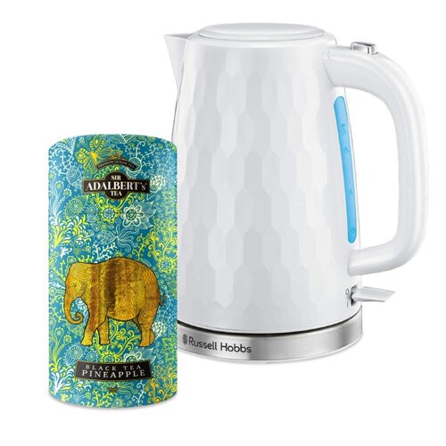 Czajnik RUSSELL HOBBS Honey Comb 26050-70 + Herbata ADALBERTS Ananas i cynamon 100 g