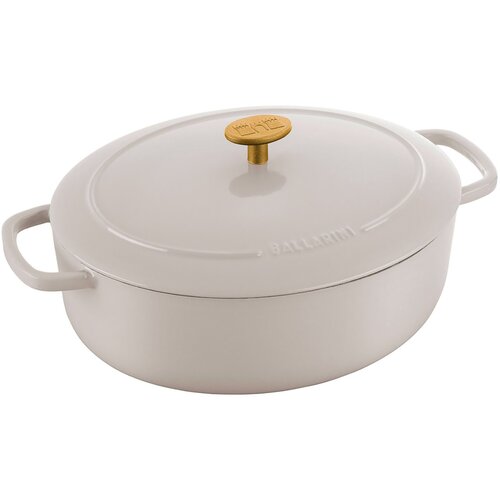 Garnek żeliwny BALLARINI Bellamonte Beżowy 31 cm
