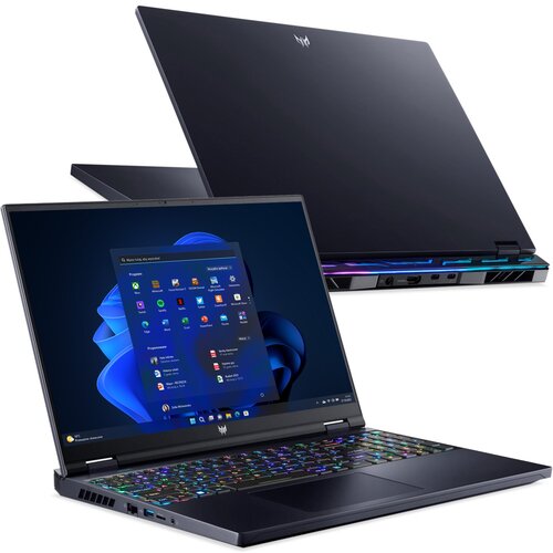 Laptop PREDATOR Helios PH16-71-74WQ 16" IPS 165Hz i7-13700HX 32GB RAM 1TB SSD GeForce RTX4060 Windows 11 Home