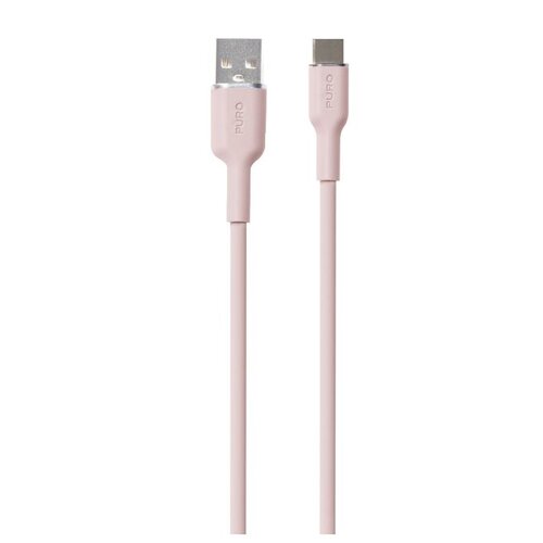 Kabel USB - USB Typ-C PURO Icon Soft Cable 1.5 m Różowy