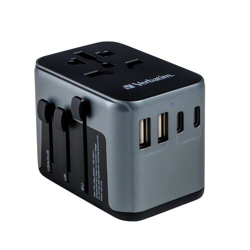Adapter podróżny VERBATIM UTA-03 2 x USB 3 x USB-C (Globalny)