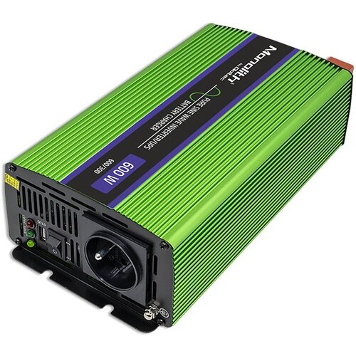 Przetwornica QOLTEC Monolith 12V na 230V 300W/600W Czysta sinusoida