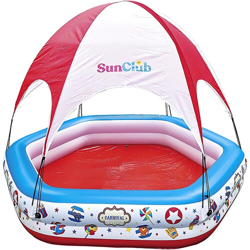 Basen dmuchany JILONG Cirkus z daszkiem 51124 223 x 208 x 163 cm 550L