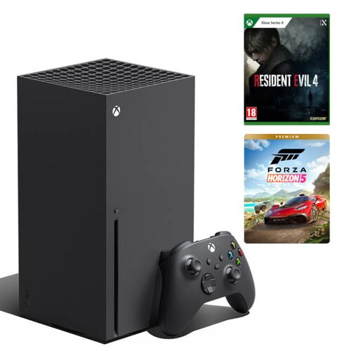 Konsola MICROSOFT XBOX Series X + Forza Horizon 5 Ultimate Edition + Resident Evil 4 Gra XBOX SERIES X