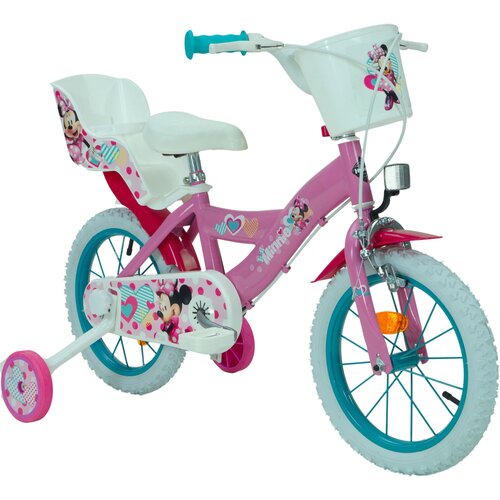 Rower dziecięcy HUFFY Disney Minnie 14 cali dla dziewczynki Różowy