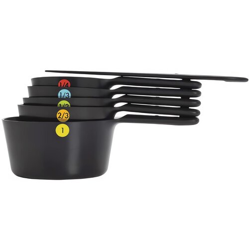 Zestaw miarek OXO GoodGrips Czarny (6 elementów)
