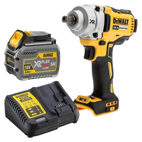 Klucz udarowy DEWALT DCF894NT + Akumulator DEWALT DCB546-XJ 6Ah 18V + Ładowarka DEWALT DCB115-QW