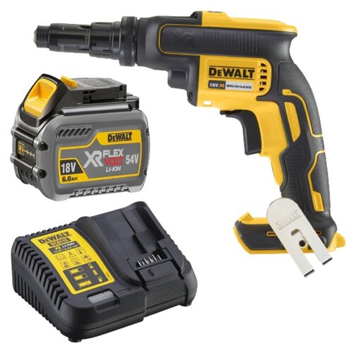 Wiertarko-wkrętarka DEWALT DCF622N + Akumulator DEWALT DCB546-XJ 6Ah 18V + Ładowarka DEWALT DCB115-QW