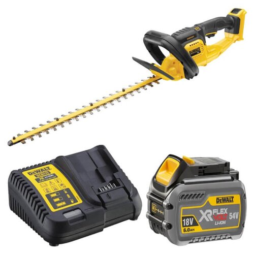 DEWALT DCM563PB-XJ akumulatorowe + Akumulator DEWALT DCB546-XJ 6Ah 18V + Ładowarka DEWALT Nożyce do żywopłotu - ceny i opinie w Media Expert