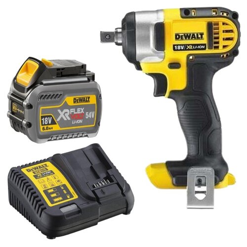Klucz udarowy DEWALT DCF880N + Akumulator DEWALT DCB546-XJ 6Ah 18V + Ładowarka DEWALT DCB115-QW