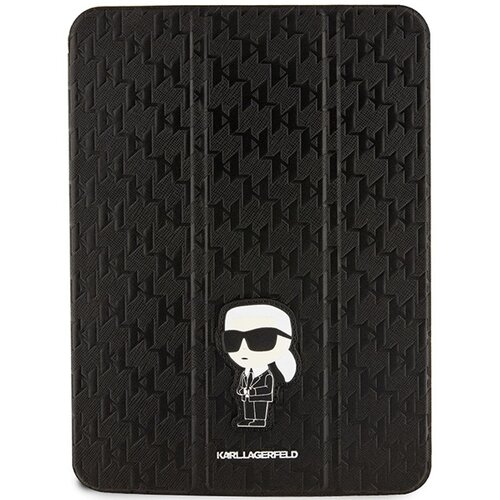 KARL LAGERFELD Saffiano Monogram Ikonik Czarny Etui na iPad - niskie ...