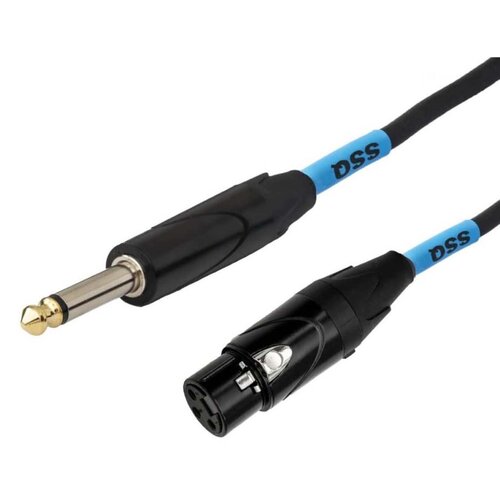 Kabel SSQ XZJM2 Jack Mono - XLR żeński 2 m