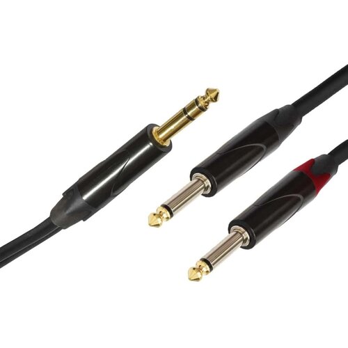 Kabel SSQ JSJM5 Jack stereo 6.3 mm - 2 x Jack 6.3 mm 5 m