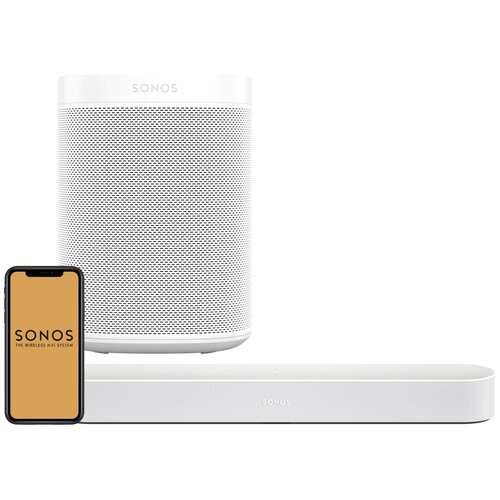 Zestaw multiroom SONOS Beam + One Gen2 Biały