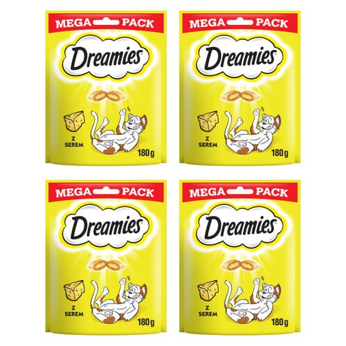 Przysmak dla kota DREAMIES Żółty ser 4 x 180 g