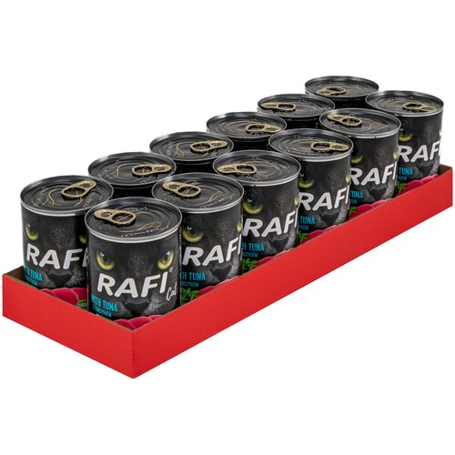 Karma dla kota RAFI z tuńczykiem 12 x 400 g