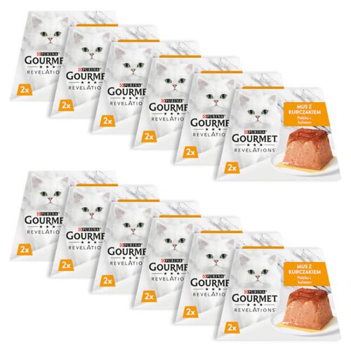 Karma dla kota GOURMET Revelations Kurczak (24 x 57 g)