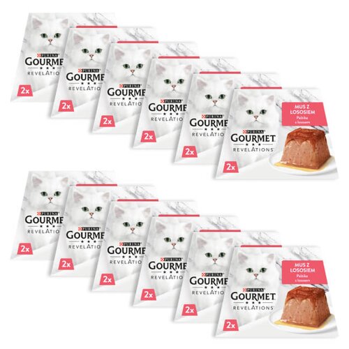 Karma dla kota GOURMET Revelations Łosoś (24 x 57 g)