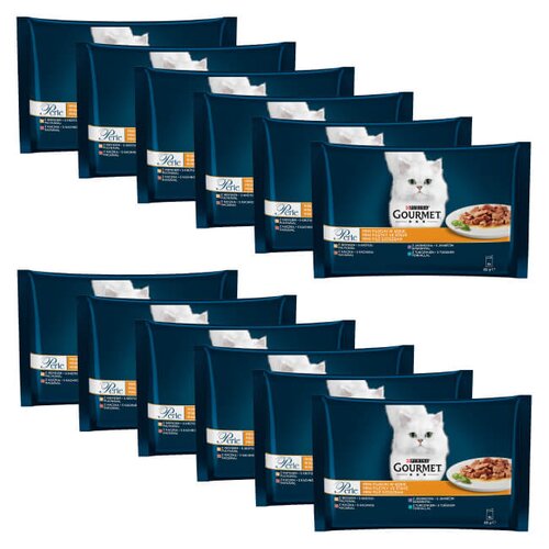 Karma dla kota GOURMET Perle Mini fileciki w sosie (48 x 85 g)
