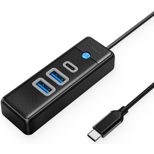 Hub ORICO PWC2U-C3-015-BK-EP USB Typu C, Pasywny