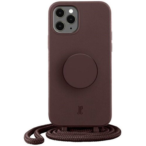 Etui JUST ELEGANCE PopGrip do Apple iPhone 11 Pro Brązowy