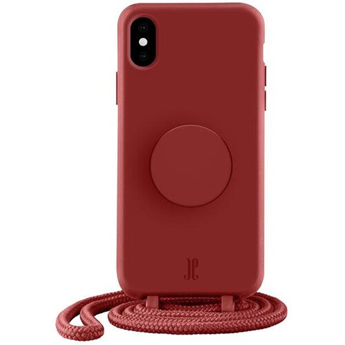 Etui JUST ELEGANCE PopGrip do Apple iPhone X/Xs Różowy