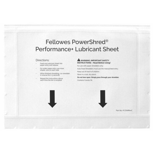 Papier olejowy FELLOWES PowerShred Performance+ (10 szt.)