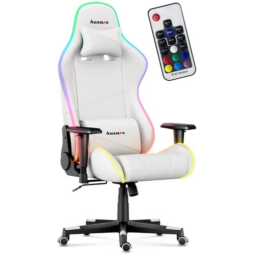 Fotel HUZARO Force 6.2 RGB Biały