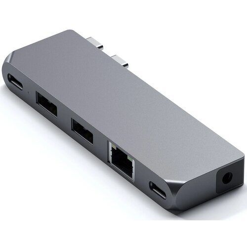 Hub SATECHI ST-UCPHMIS USB Typu C, Pasywny Szary